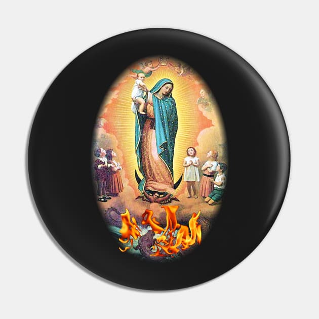 Our Lady of Guadalupe Virgen Maria Guadalupe Pro Life Anti Abortion Pin by hispanicworld