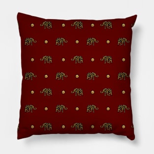 Elephants II Pillow