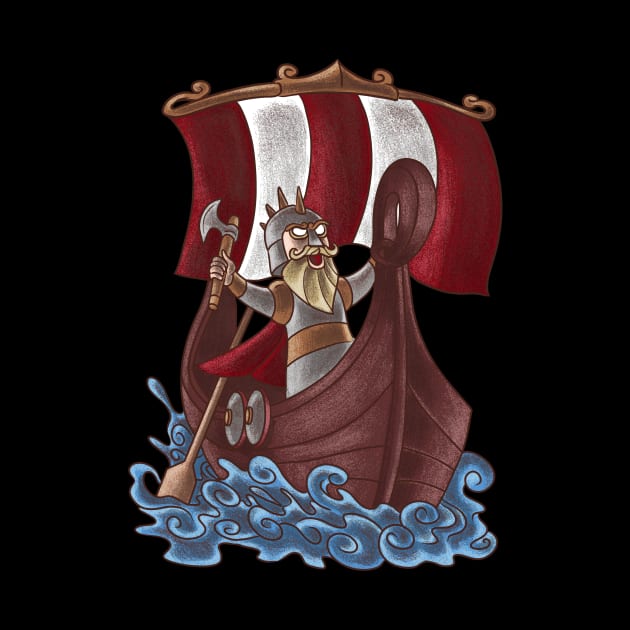 Embrace the Spirit of the Vikings with Vanderlust Adventure Design by Holymayo Tee