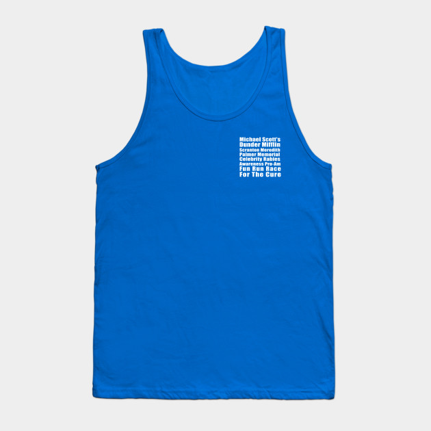 Michael Scott S Dunder Mifflin Fun Run Shirt The Office Tank