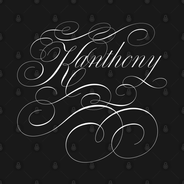 Kanthony of Bridgerton, Kate and Anthony in calligraphy by YourGoods