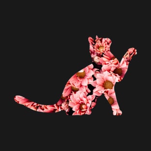 Floral Cat T-Shirt