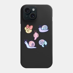 Pastel Snails Phone Case