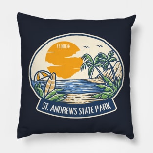 St. Andrews State Park Florida Pillow