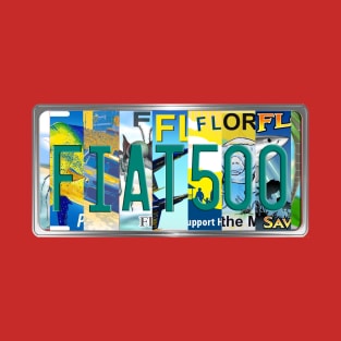 FIAT500 FL PLate T-Shirt