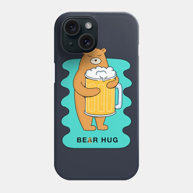 Beer Hug Phone Case by coffeeman