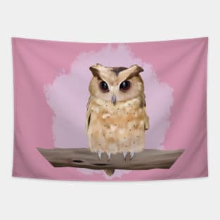 Cute Owl Tapestry