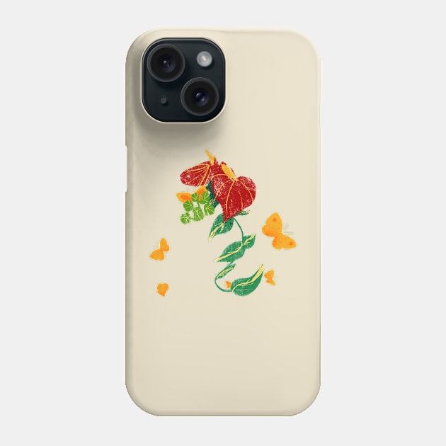 Floral spring | Ilustration and Pattern design Phone Case by Gabriel Eloy