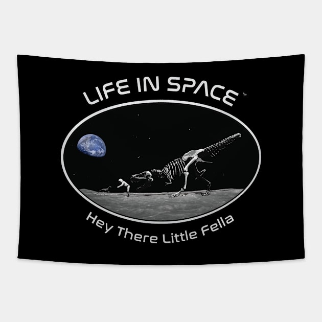 Life in Space: Hey There Little Fella Tapestry by photon_illustration