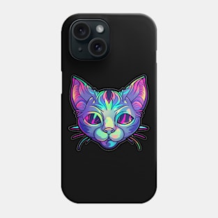 Iridescent Cat Phone Case