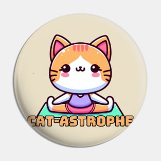 Feline Yoga instructor Pin