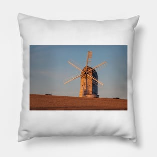 Traditional Windmill in Evening Light Pillow