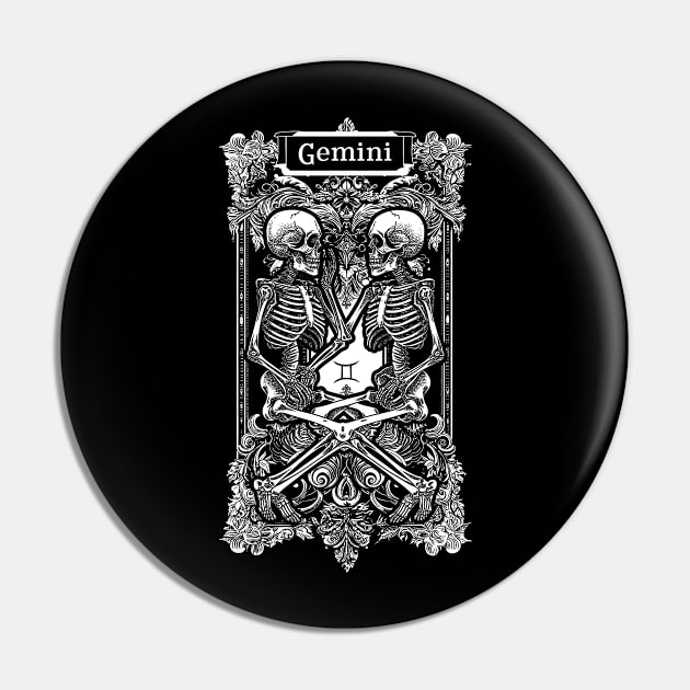 skeleton Gemini the astrological zodiac sign Pin by Esoteric Origins