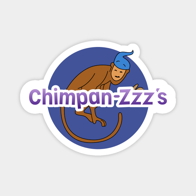 Chimpan-Zzz's - Community Monkey Gas Magnet by sombreroinc