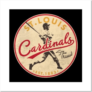 1958 ST. LOUIS CARDINALS Print Vintage Baseball Poster 