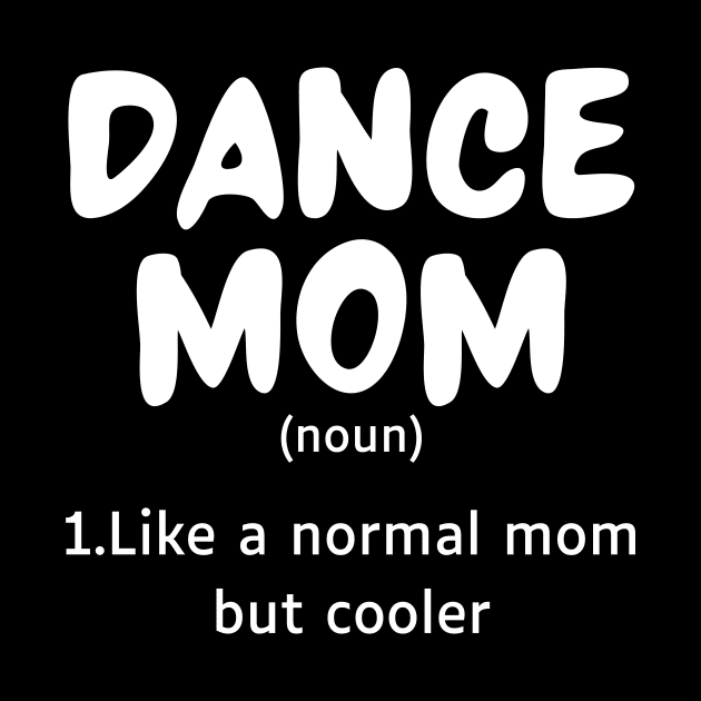 Funny Dance Mom Definition Groovy Retro by Orth