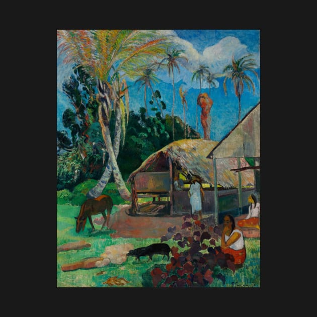 The Black Pigs by Paul Gauguin by Classic Art Stall