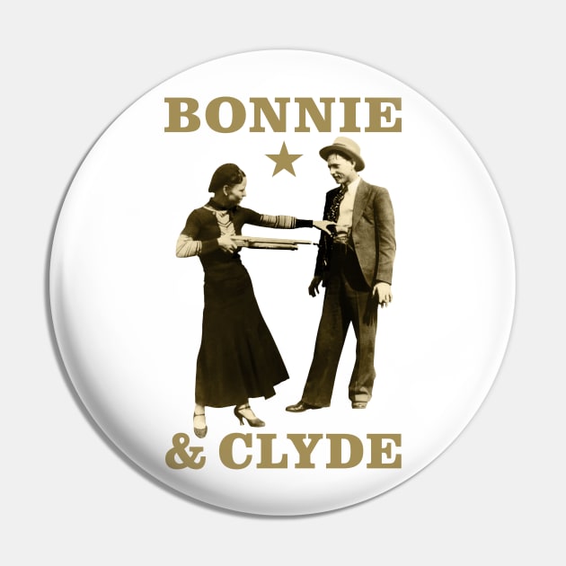 Bonnie & Clyde Pin by PLAYDIGITAL2020