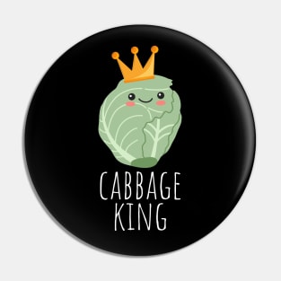 Cabbage King Cute Pin