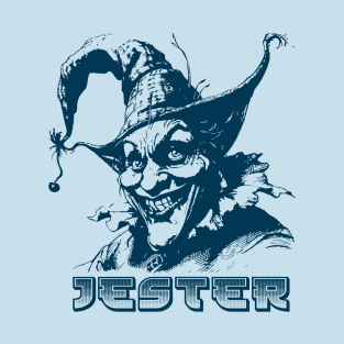 Creepy Jester portrait T-Shirt