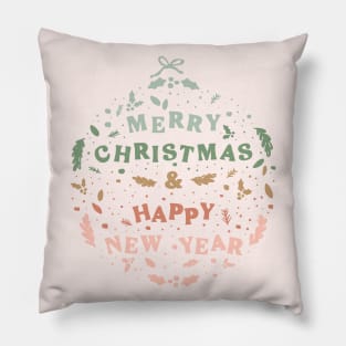 Christmas Greeting Ball Pillow