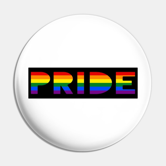 Pride (black) Pin by bobdijkers