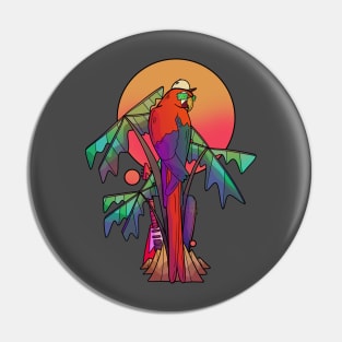 The red parrot Pin