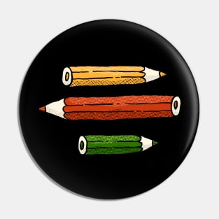 Color Pencils Pin