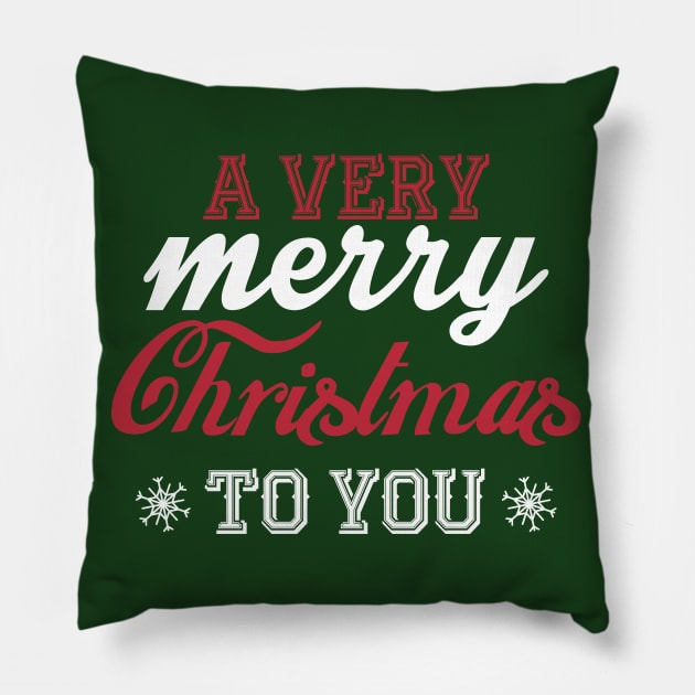 A very Merry Christmas to you! Pillow by nektarinchen