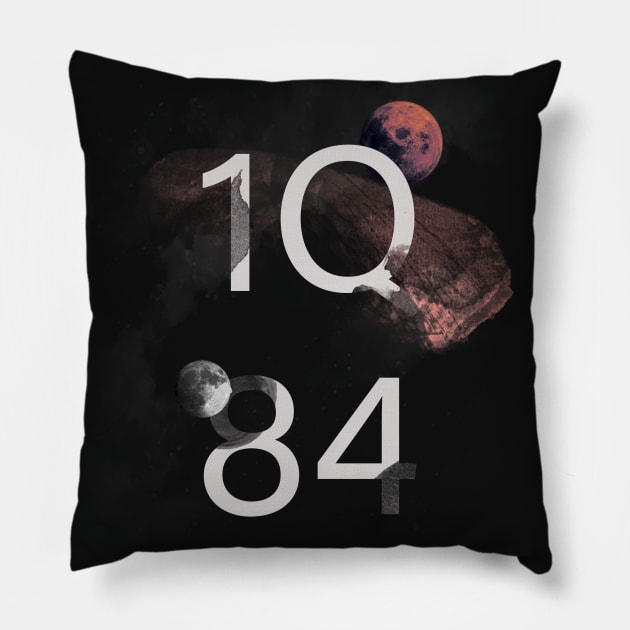 Haruki Murakami 1Q84 Pillow by BleizerShtorn