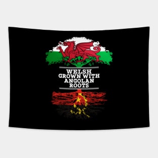 Welsh Grown With Angolan Roots - Gift for Angolan With Roots From Angola Tapestry