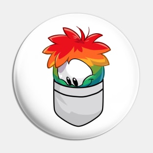 Rainbow Puffle Pin