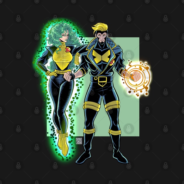 Havok and Polaris by sergetowers80