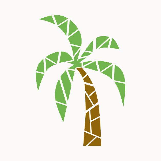 GEOMETRIC PALM TREE by SartorisArt1