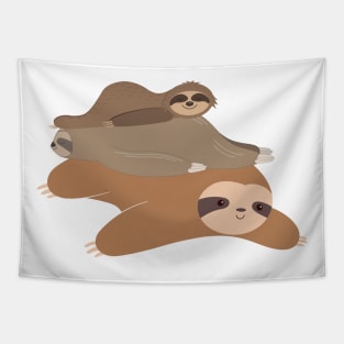 sleeping sloths Tapestry