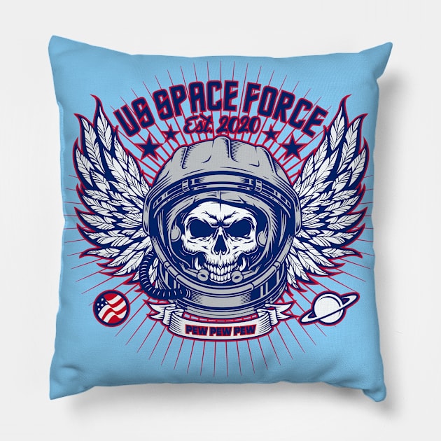 Space Force Pillow by DavesTees