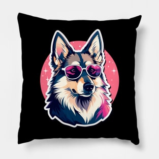 German Shepherd Dog Illustration Pillow