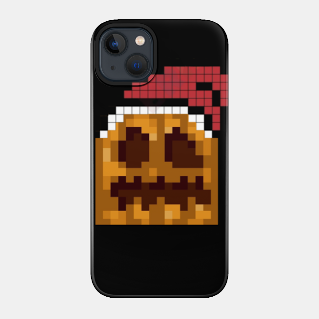 Christmas Minecraft pumpkin - Minecraft - Phone Case