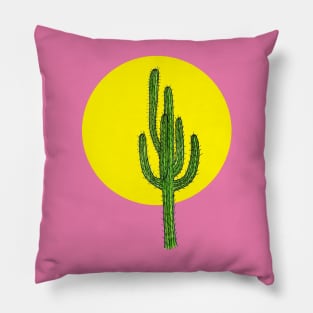 summer cactus Pillow