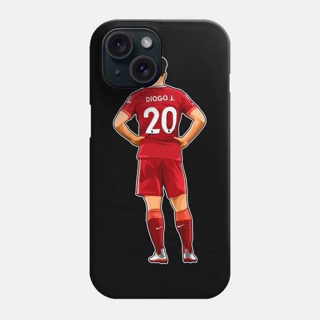 Diogo Jota #20 Stay Phone Case by RunAndGow