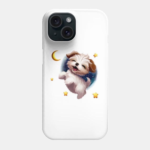 Happy Dog Phone Case by Salasala