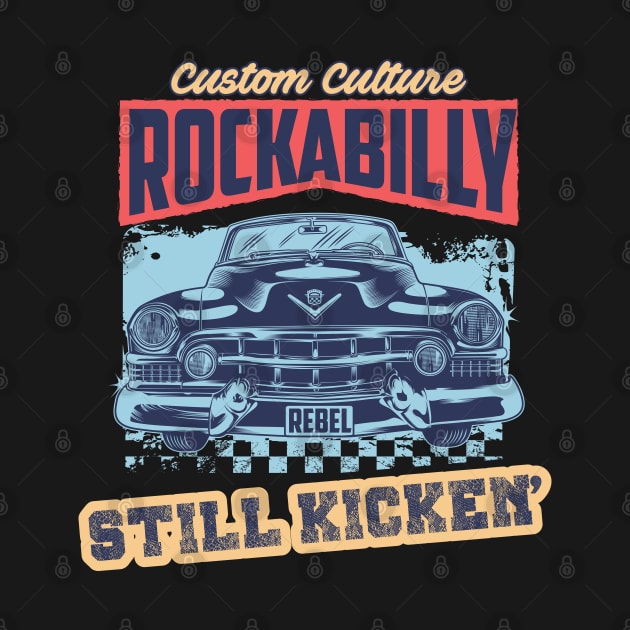 Rockabilly vintage car by Teefold