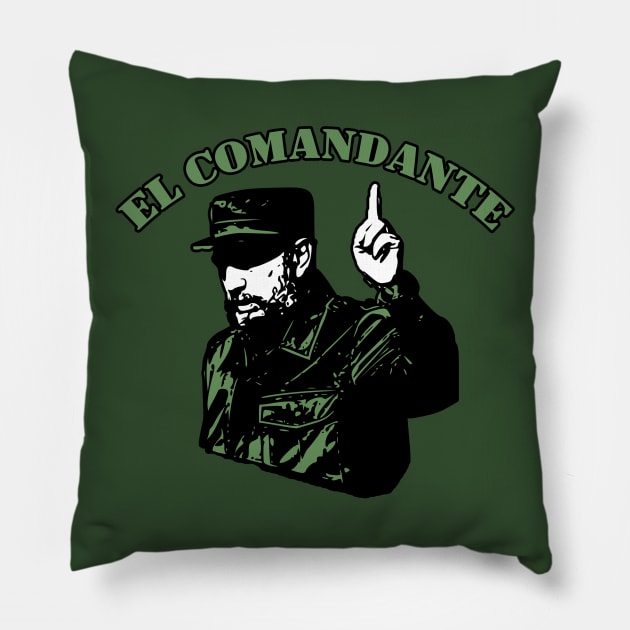 Fidel Castro - El Comandante Pillow by deadhippo