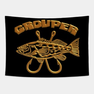 Golden Grouper Tapestry