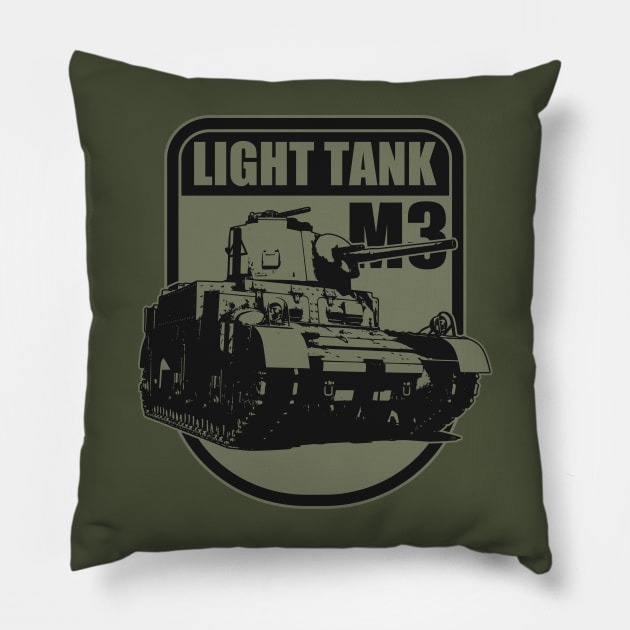 M3 Light Tank Pillow by TCP