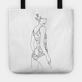 Sassy beach babe Tote