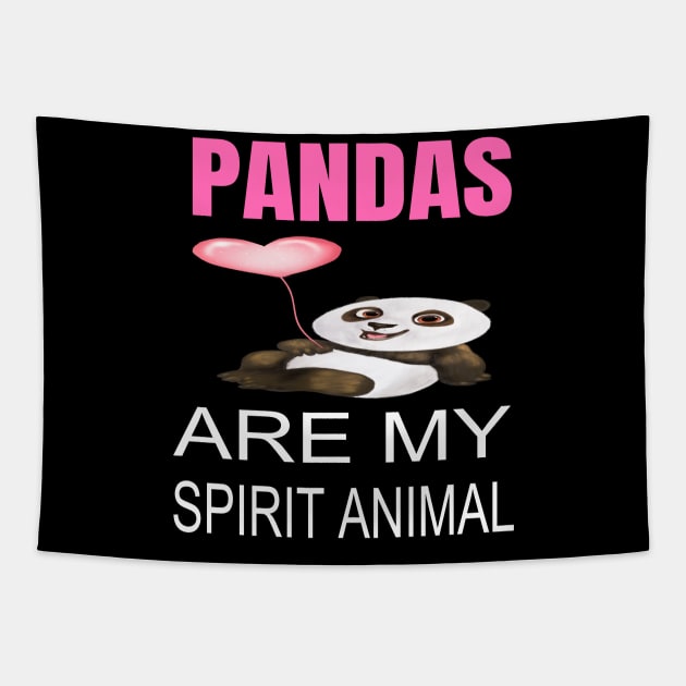 Pandas are my spirit animal Tapestry by houssem