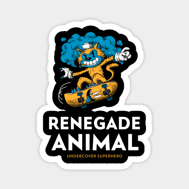 Renegade Cat Magnet by SouthAmericaLive