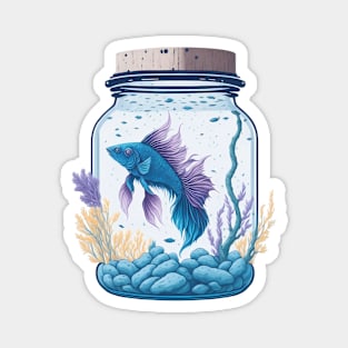 watercolor: imagine fish Magnet