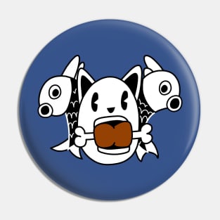 Pirate Cat Fish Meat Pin